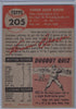 1953 Topps #205 Vern Benson D $8.00