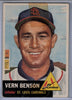 1953 Topps #205 Vern Benson B $3.00