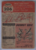 1953 Topps #206 Ed Bailey B $5.00