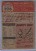 1953 Topps #206 Ed Bailey C $5.00