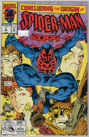 SpiderMan 2099 Issue # 3 Marvel Comics $3.00
