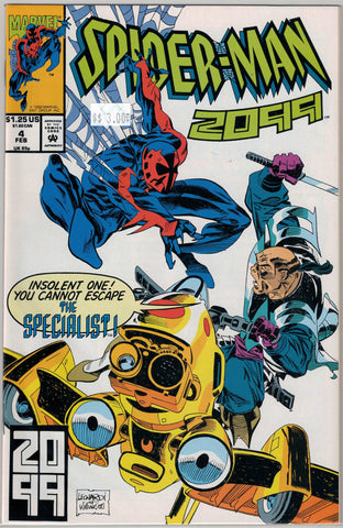 SpiderMan 2099 Issue # 4 Marvel Comics $3.00