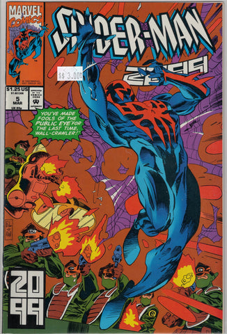 SpiderMan 2099 Issue # 5 Marvel Comics $3.00