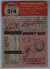 1953 Topps #214 Bill Bruton B $6.00