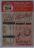 1953 Topps #214 Bill Bruton C $5.00