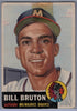 1953 Topps #214 Bill Bruton C $5.00