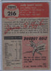 1953 Topps #216 Jim Hughes B $1.50