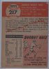 1953 Topps #217 Murray Wall D $16.00