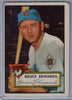 1952 Topps Baseball #224 Bruce Edwards $6.00