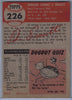 1953 Topps #226 Ed Erautt $25.00