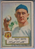 1952 Topps Baseball #230 Matt Batts $6.00