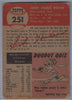 1953 Topps #251 Sid Hudson A $17.00