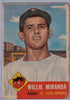 1953 Topps #278 Willie Miranda $10.00