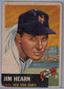 1953 Topps # 38 Jim Hearn A $2.00