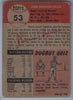 1953 Topps # 53 Sherm Lollar B $3.00