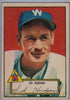 1952 Topps Baseball # 60 Sid Hudson Red Back $12.00