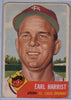 1953 Topps # 65 Earl Harrist $3.00