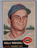 1953 Topps # 95 Willard Marshall B $5.00