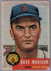 1953 Topps # 99 Dave Madison A $2.00