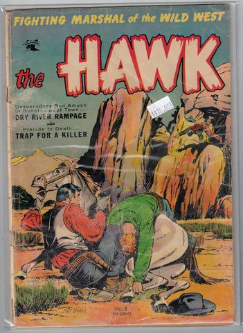 Hawk Issue #  9 (Sep 1954) St. Johns Comics $16.00