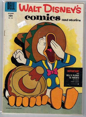 Walt Disney's Comics and Stories Issue #180 Dell Comics $21.00