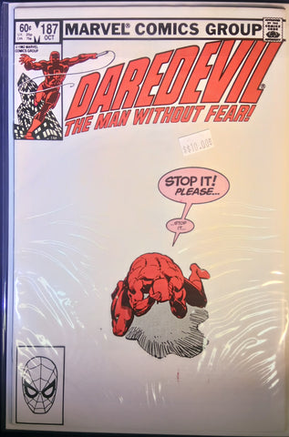 Daredevil Issue # 187 Marvel Comics $10.00