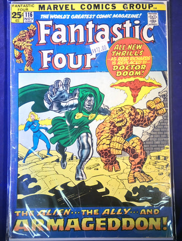 Fantastic Four Issue # 116 Marvel Comics $12.00