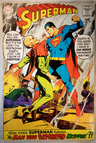 Superman  Issue # 205 DC Comics $18.00
