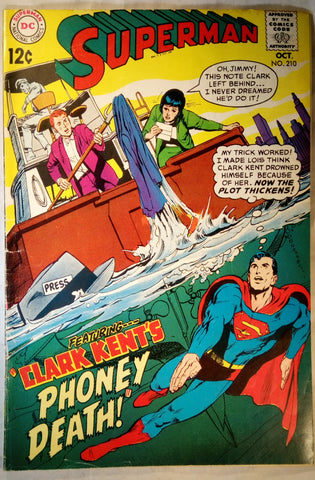 Superman  Issue # 210 DC Comics $18.00