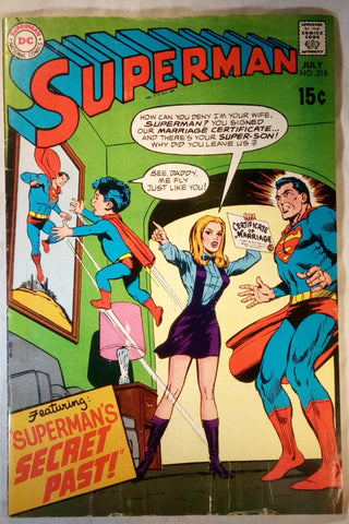 Superman  Issue # 218 DC Comics $15.00