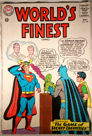 World's Finest Comics Issue # 149 DC Comics $18.00
