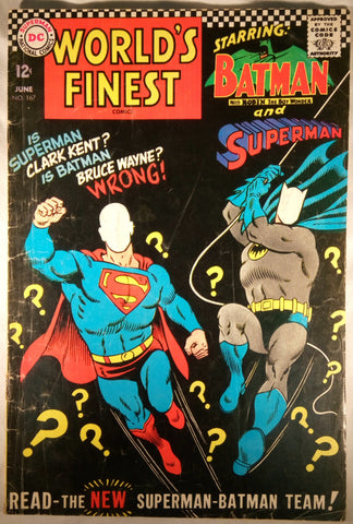 World's Finest Comics Issue # 167 DC Comics $12.00