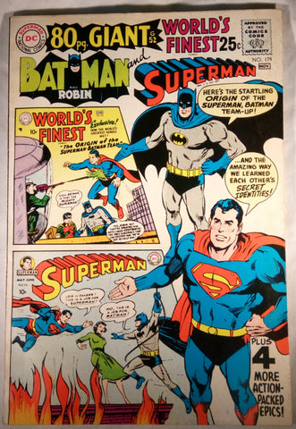 World's Finest Comics Issue # 179 DC Comics $37.00