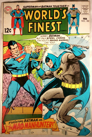 World's Finest Comics Issue # 182 DC Comics $27.00