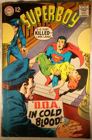 Superboy Issue # 151 DC Comics $12.00
