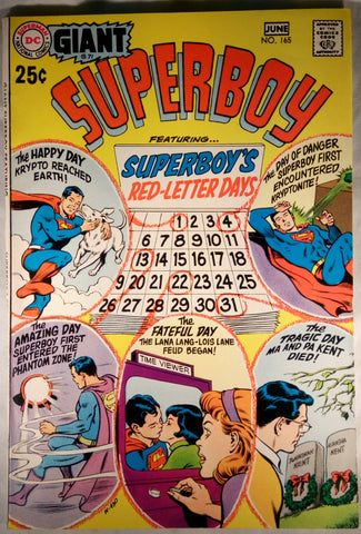 Superboy Issue # 165 DC Comics $60.00