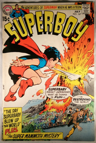 Superboy Issue # 167 DC Comics $18.00