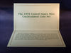 1993 U.S. Mint Set - $10.00