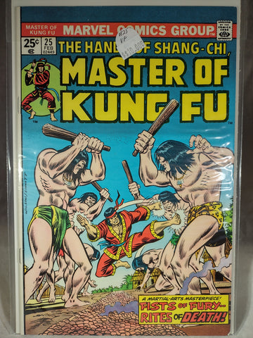 Master of Kung Fu Issue # 25 Marvel Comics $10.00