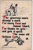 1908 Sheahan's Good Mottos Make the World Brighter Postcard $20.00