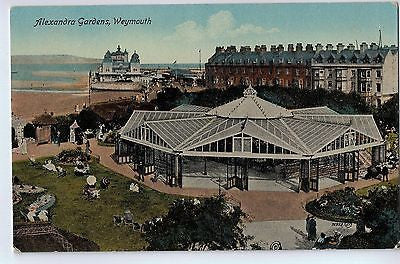Vintage Postcard of Alexandra Gradens, Weymouth $10.00