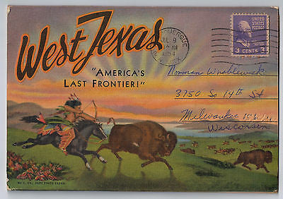 Vintage Postcard Pack of West Texas "America's Last Frontier!" $10.00