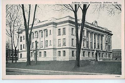 Vintage Postcard of The Sullivan County Courthouse in Sullivan, IN $10.00
