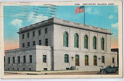 Vintage Postcard of Post Office, Billings, Mont. $10.00