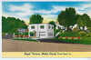 Vintage Postcard of Royal Terrace Motor Court, Front Royal, Virginia $10.00