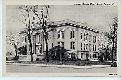 Vintage Postcard of Marion County Court House in Salem, IL $10.00