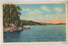 Vintage Postcard of Scene On Lake $10.00
