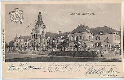 Vintage Postcard of National Museum in Munich Germany $10.00