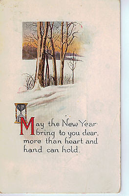 Vintage Postcard Happy New Year $10.00