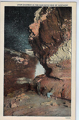 Vintage Postcard of Star Chamber in Mammoth Cave, KY $10.00